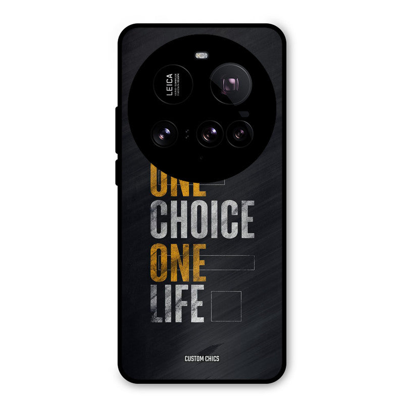 One Life Xiaomi Mi 15 Ultra Mobile Back Cover - Typography PrintShield Case