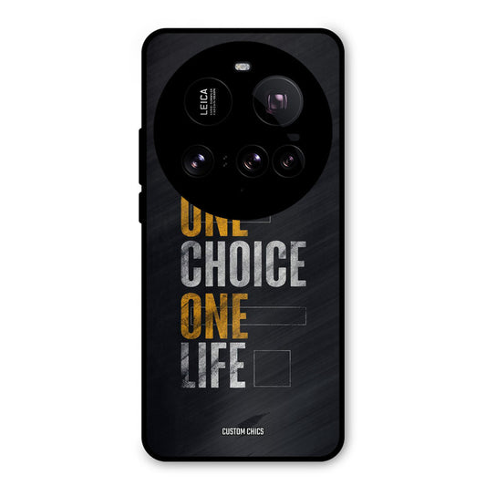 One Life Xiaomi Mi 15 Ultra Mobile Back Cover - Typography PrintShield Case