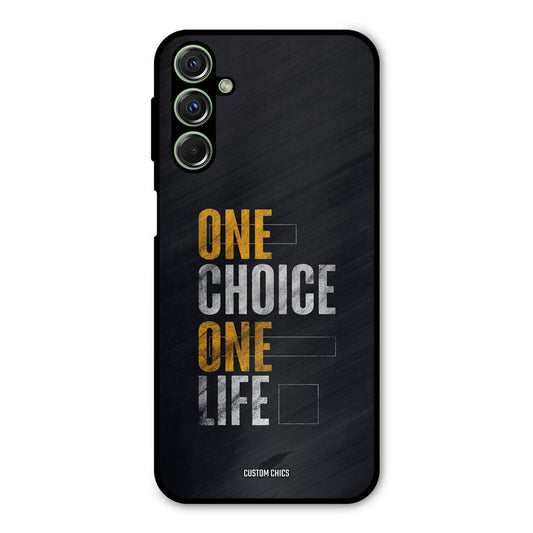 One Life Samsung Galaxy M34 Mobile Back Cover - Typography PrintShield Case