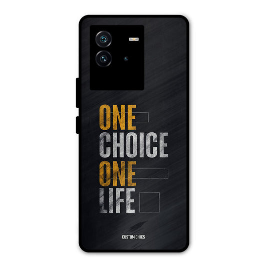 One Life iQOO Neo 6 5G Mobile Back Cover - Typography PrintShield Case