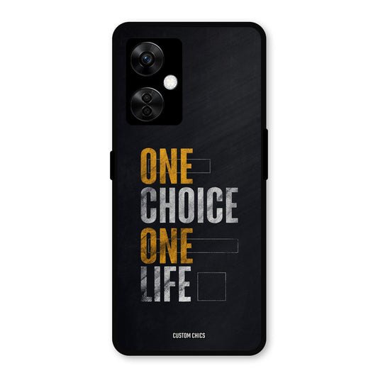 One Life OnePlus Nord CE 3 Lite Mobile Back Cover - Typography PrintShield Case