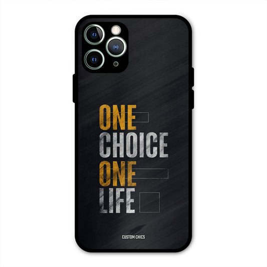One Life iPhone 11 Pro Max Mobile Back Cover - Typography PrintShield Case