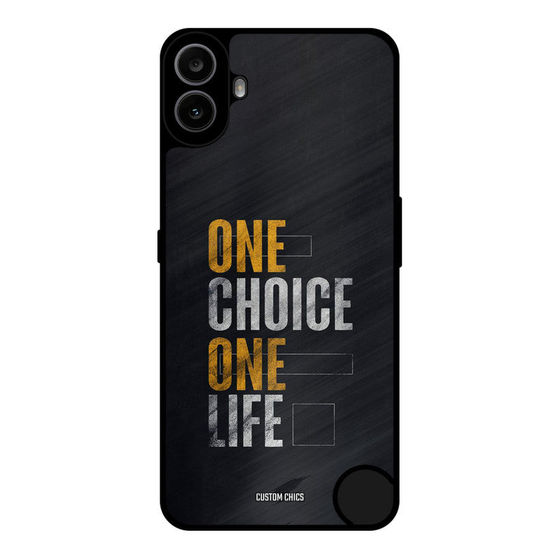 One Life Nothing CMF Phone 1 Mobile Back Cover - Typography PrintShield Case