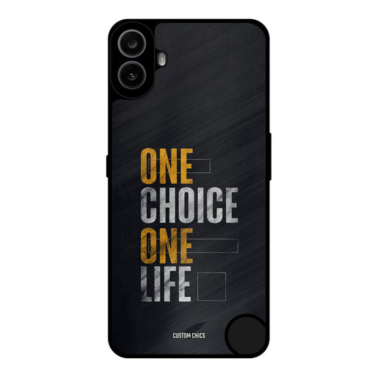 One Life Nothing CMF Phone 1 Mobile Back Cover - Typography PrintShield Case