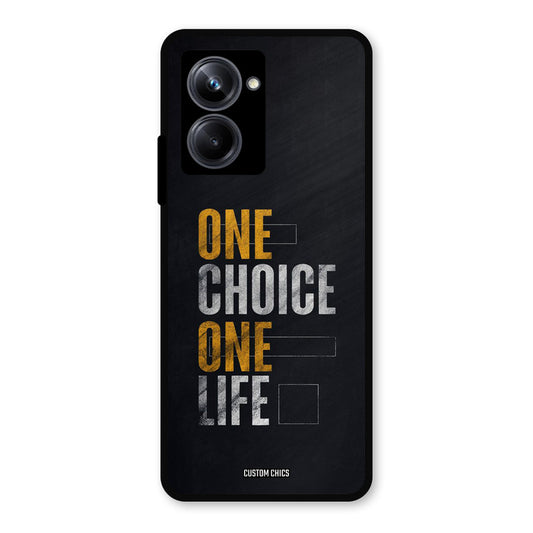 One Life Realme 10 Pro Mobile Back Cover - Typography PrintShield Case