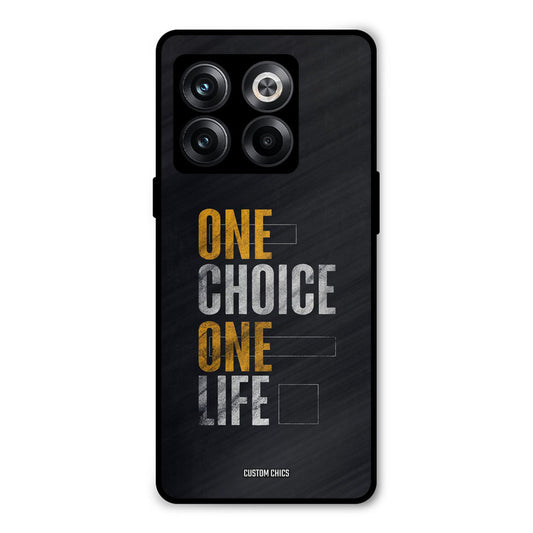 One Life Oneplus 10T Mobile Back Cover - Typography PrintShield Case