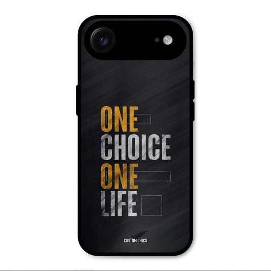 One Life iPhone Air Mobile Back Cover - Typography PrintShield Case