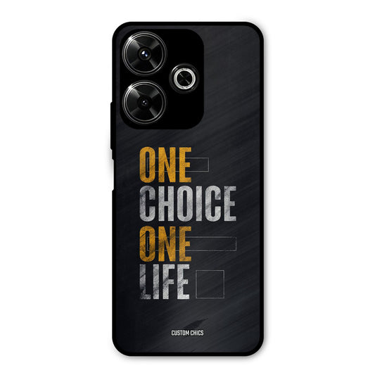 One Life Redmi 13 5G Mobile Back Cover - Typography PrintShield Case