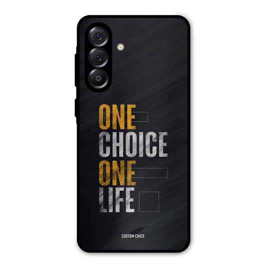 One Life Samsung Galaxy A36 Mobile Back Cover - Typography PrintShield Case