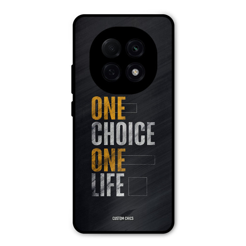 One Life Oppo F29 Pro Mobile Back Cover - Typography PrintShield Case