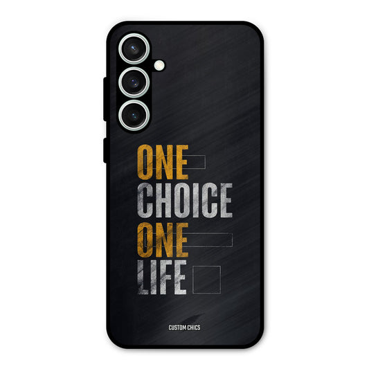 One Life Samsung Galaxy S23 Mobile Back Cover - Typography PrintShield Case