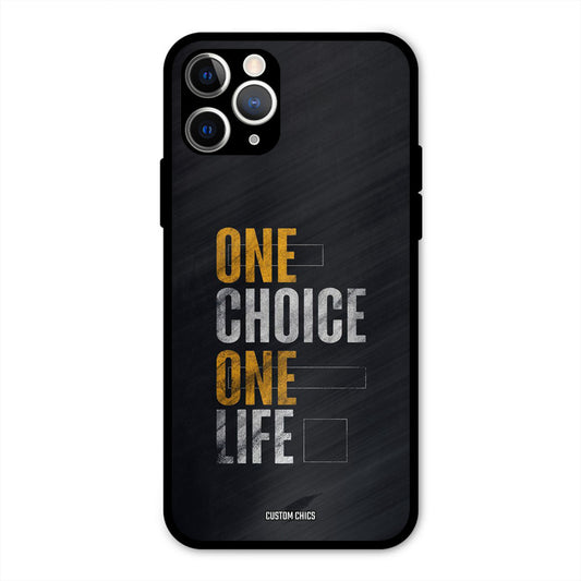 One Life iPhone 11 Pro Mobile Back Cover - Typography PrintShield Case