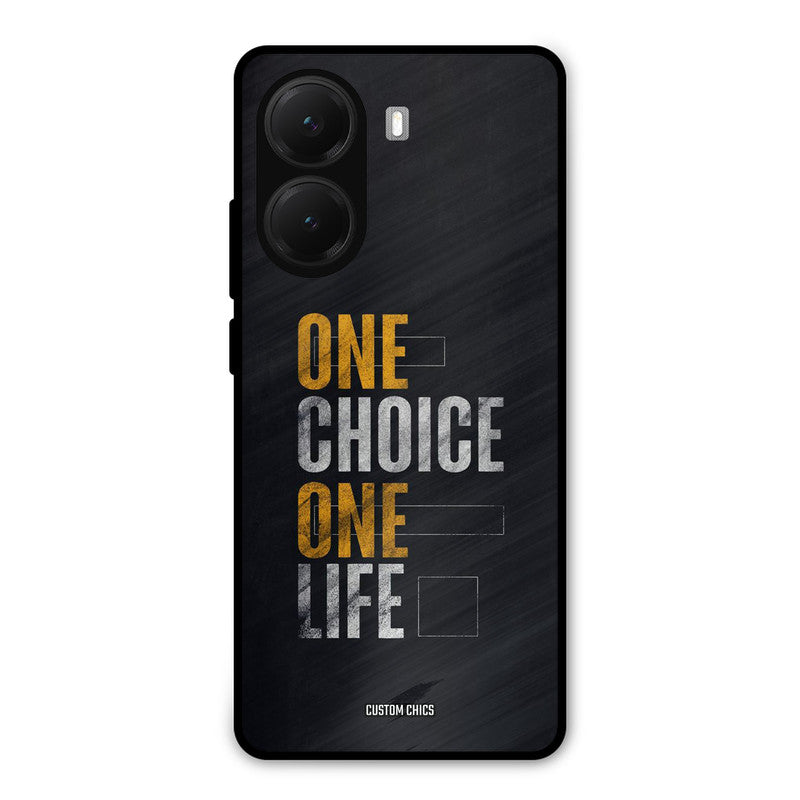 One Life Poco X7 Pro Mobile Back Cover - Typography PrintShield Case