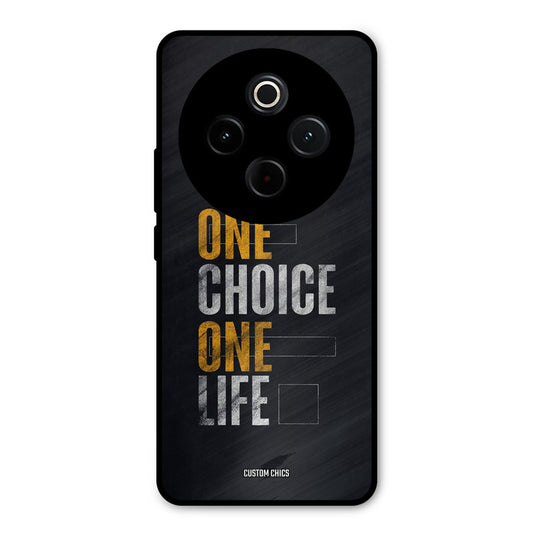 One Life iQoo Z10 Mobile Back Cover - Typography PrintShield Case