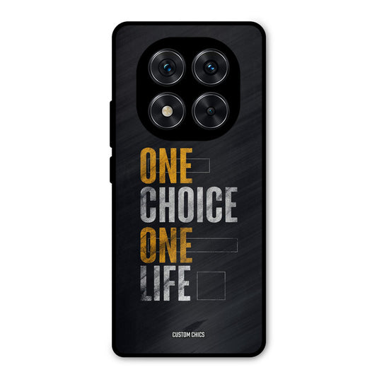 One Life Redmi Note 14 Pro Mobile Back Cover - Typography PrintShield Case