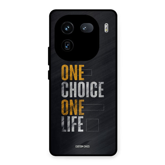 One Life iQOO 12 Mobile Back Cover - Typography PrintShield Case