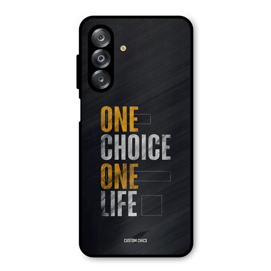 One Life Samsung Galaxy A26 Mobile Back Cover - Typography PrintShield Case
