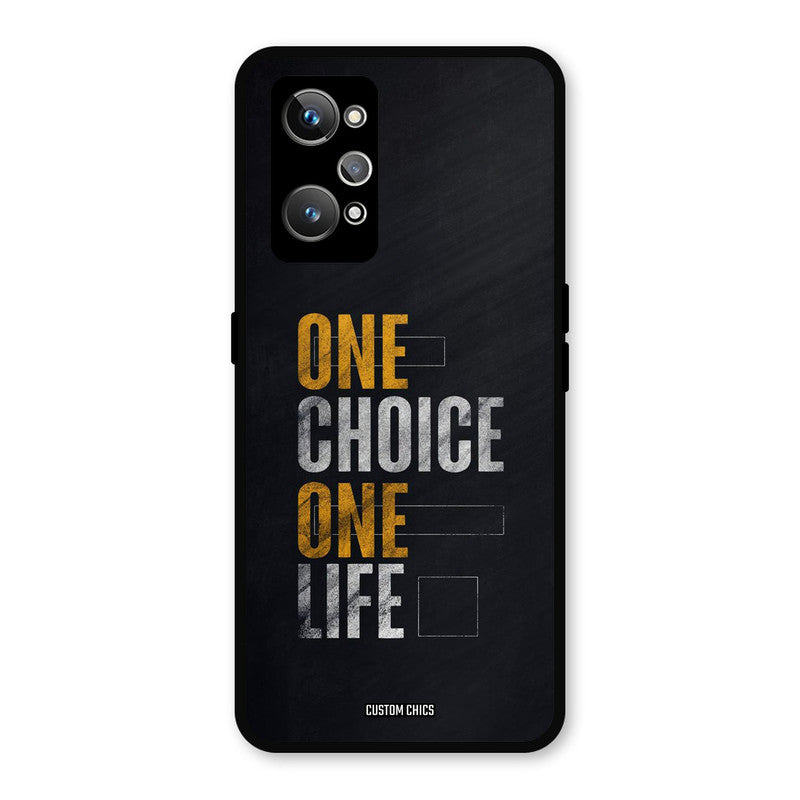 One Life Realme GT Neo 2 Mobile Back Cover - Typography PrintShield Case