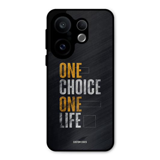 One Life Vivo X200 FE Mobile Back Cover - Typography PrintShield Case