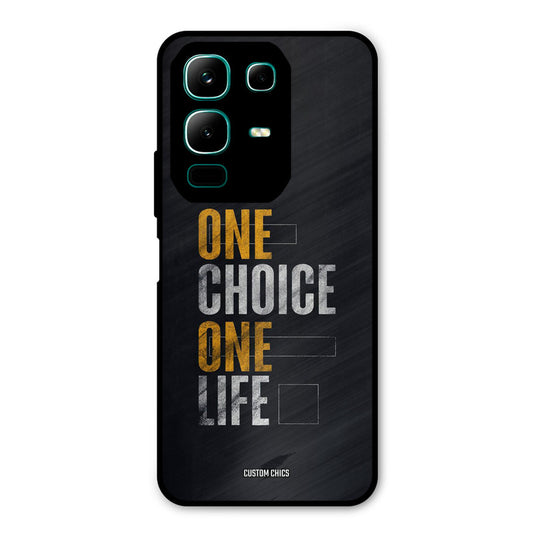 One Life Infinix Note 50x Mobile Back Cover - Typography PrintShield Case