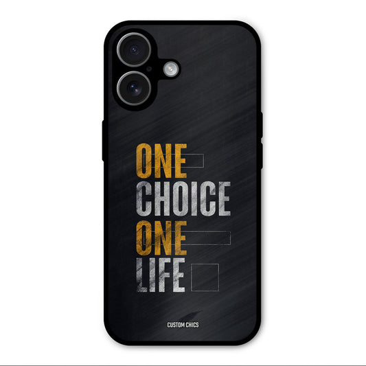 One Life iPhone 17 Mobile Back Cover - Typography PrintShield Case
