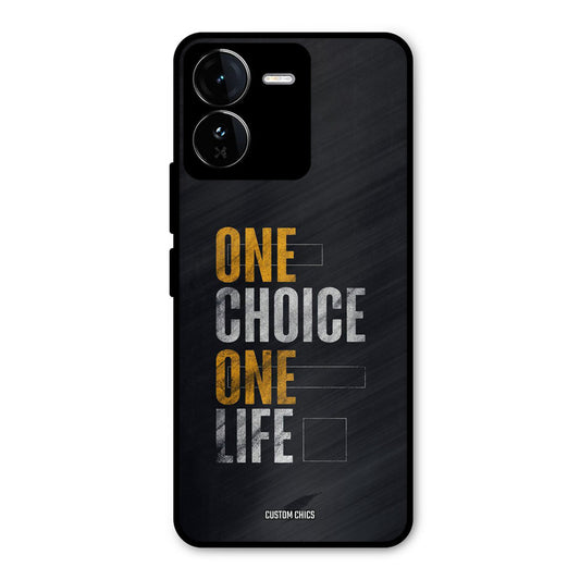 One Life iQOO Z9 Mobile Back Cover - Typography PrintShield Case