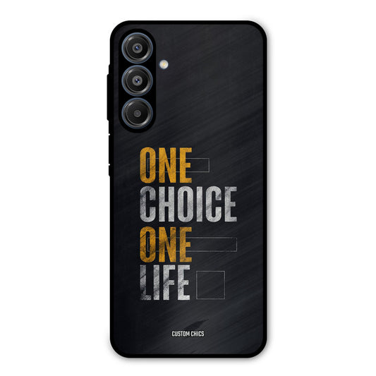 One Life Samsung Galaxy A16 5G Mobile Back Cover - Typography PrintShield Case