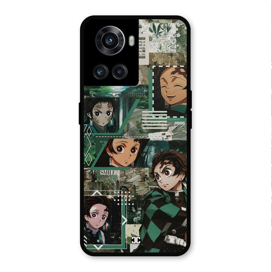 Tanjiro Thoughts OnePlus 10R Mobile Back Cover - Anime PrintShield Case