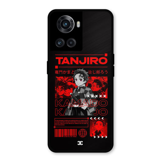 Tanjiro Kamado OnePlus 10R Mobile Back Cover - Anime PrintShield Case