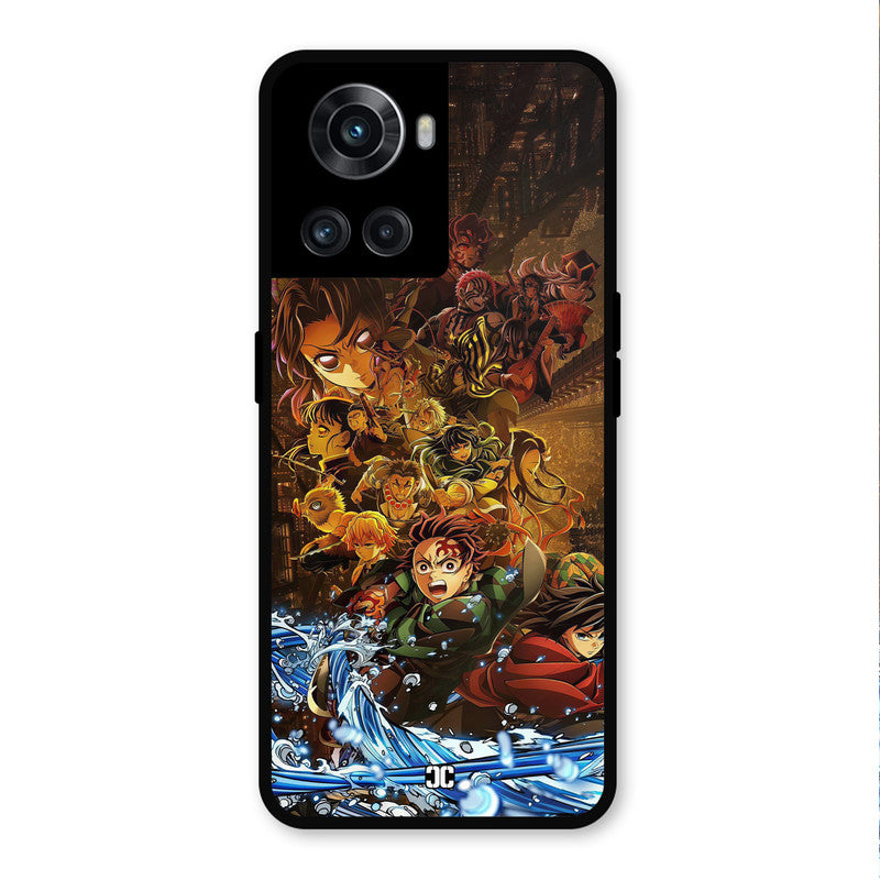 Demon Slayers OnePlus 10R Mobile Back Cover - Anime PrintShield Case