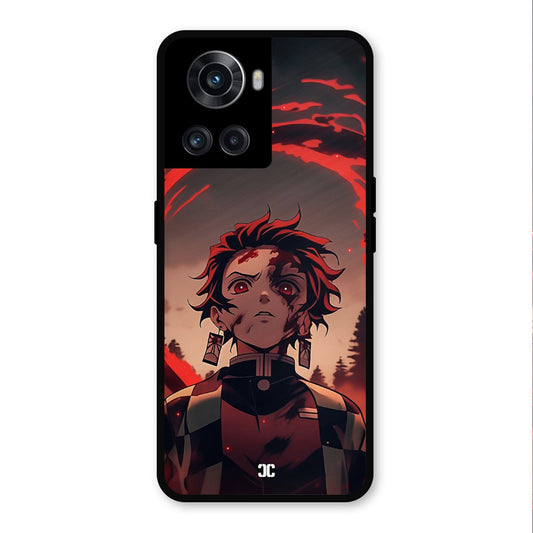 Raging Tanjiro OnePlus 10R Mobile Back Cover - Anime PrintShield Case