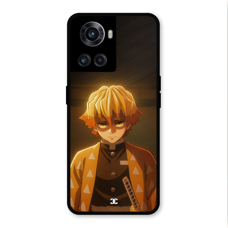 Thunderboy Zenitsu OnePlus 10R Mobile Back Cover - Anime PrintShield Case