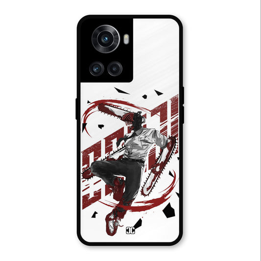 Chainsawman Typo OnePlus 10R Mobile Back Cover - Anime PrintShield Case