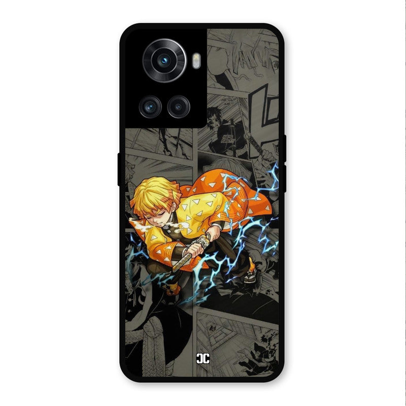 Zenitsu Manga OnePlus 10R Mobile Back Cover - Anime PrintShield Case