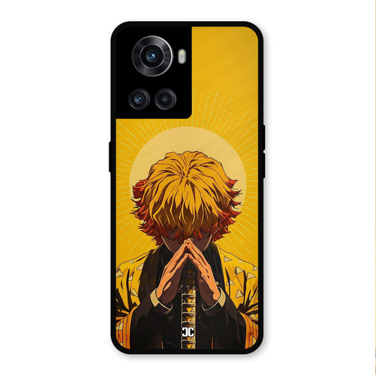 Calm Zenitsu OnePlus 10R Mobile Back Cover - Anime PrintShield Case