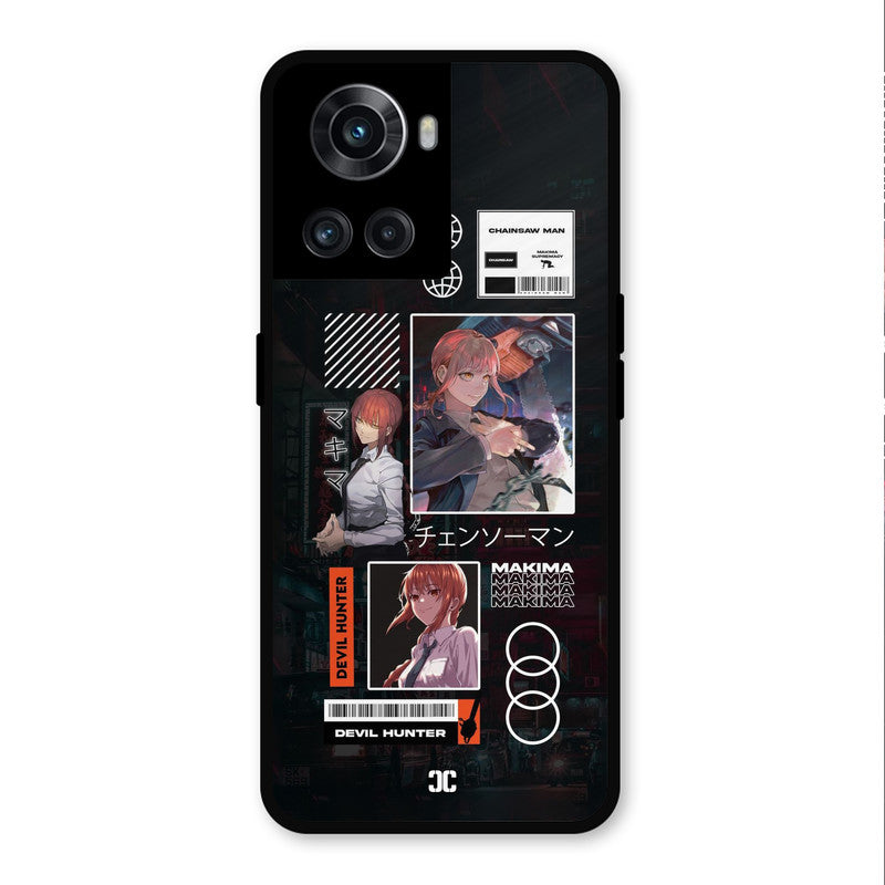 Devil Hunter Makima OnePlus 10R Mobile Back Cover - Anime PrintShield Case
