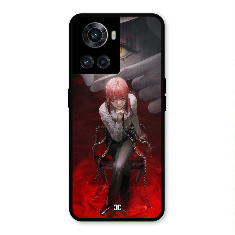 Makima Chains OnePlus 10R Mobile Back Cover - Anime PrintShield Case
