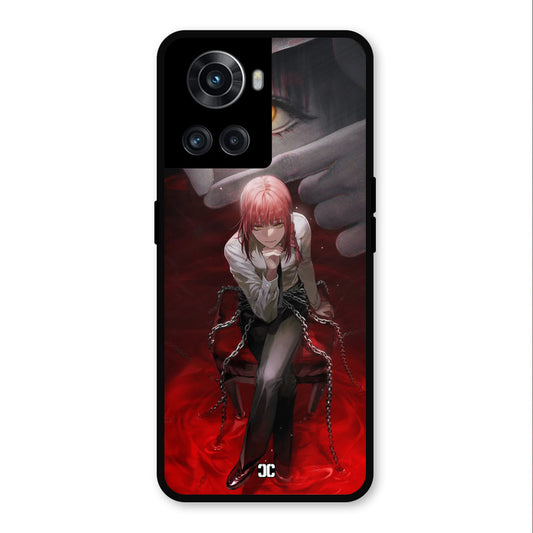 Makima Chains OnePlus 10R Mobile Back Cover - Anime PrintShield Case