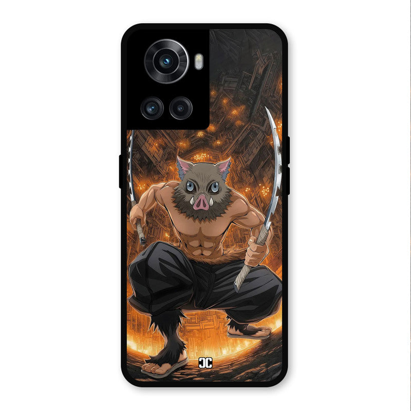 Inosuke Rage OnePlus 10R Mobile Back Cover - Anime PrintShield Case