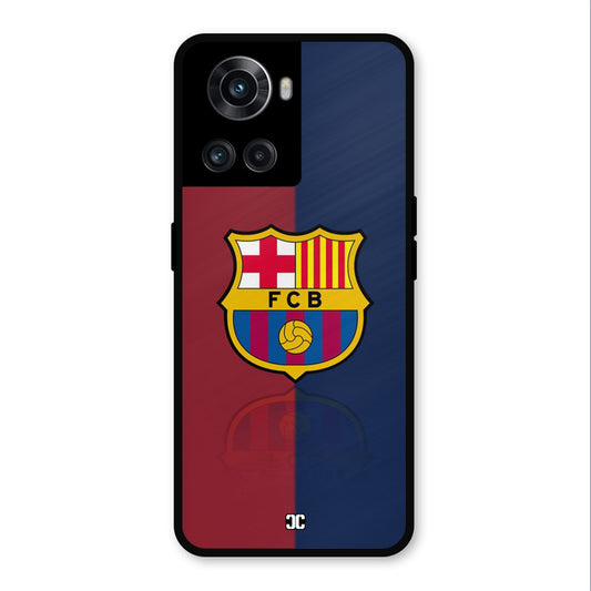Barcelona Logo OnePlus 10R Mobile Back Cover - Sports PrintShield Case