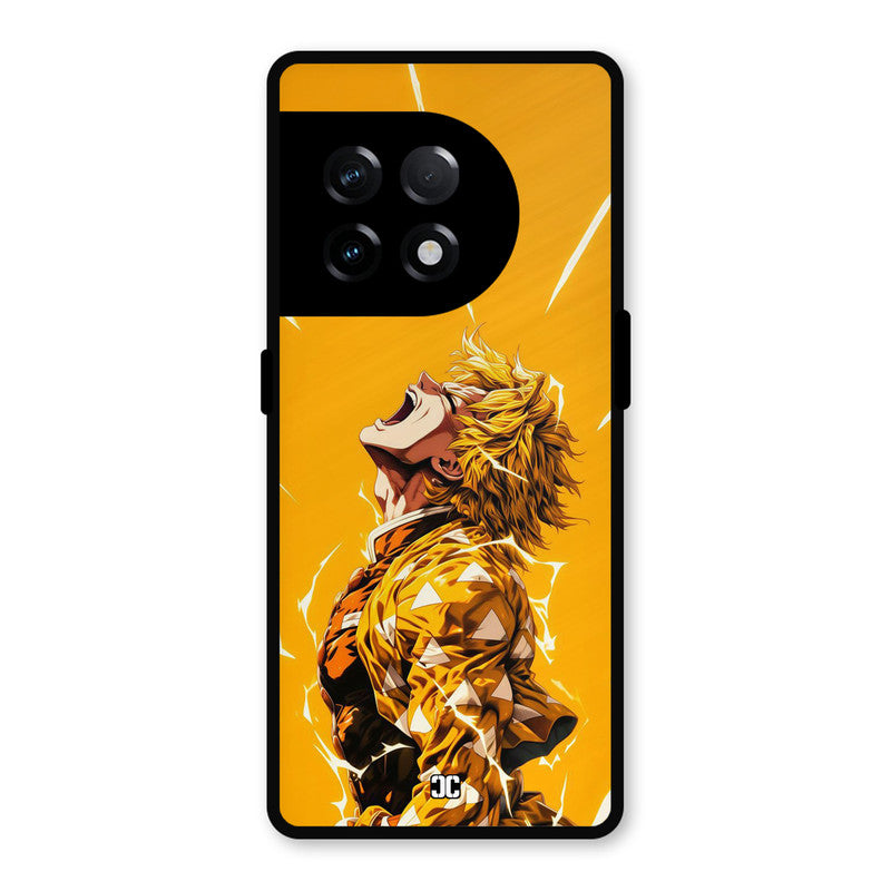 Shouting Zenitsu OnePlus 11R Mobile Back Cover - Anime PrintShield Case