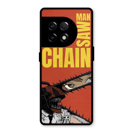 Raging Chainsaw OnePlus 11R Mobile Back Cover - Anime PrintShield Case