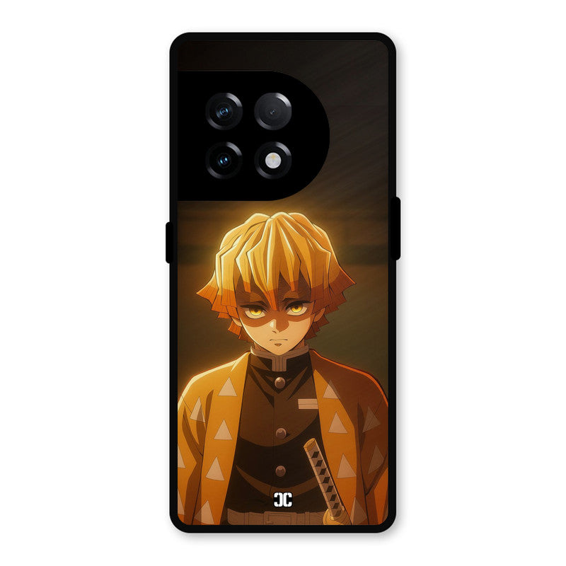 Thunderboy Zenitsu OnePlus 11R Mobile Back Cover - Anime PrintShield Case