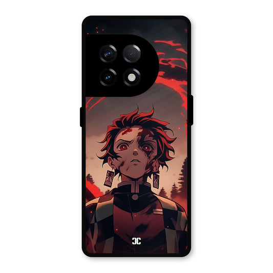 Raging Tanjiro OnePlus 11R Mobile Back Cover - Anime PrintShield Case