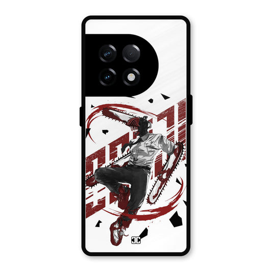 Chainsawman Typo OnePlus 11R Mobile Back Cover - Anime PrintShield Case