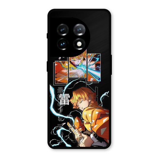Aggressive Zenitsu OnePlus 11 Mobile Back Cover - Anime PrintShield Case