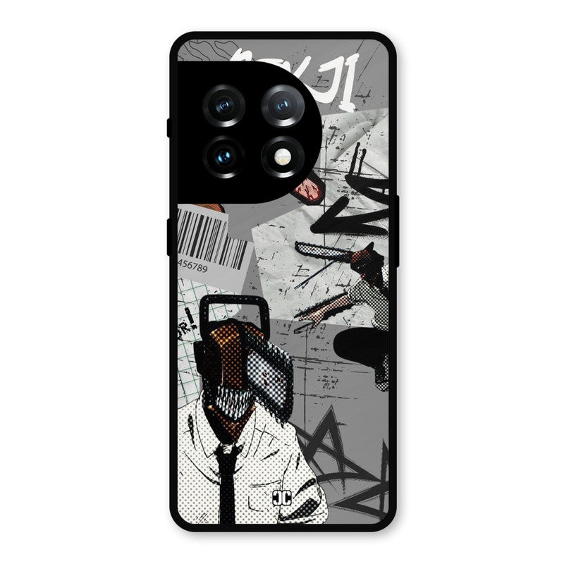 Denji Rage OnePlus 11 Mobile Back Cover - Anime PrintShield Case