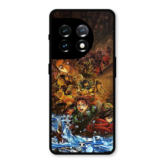 Demon Slayers OnePlus 11 Mobile Back Cover - Anime PrintShield Case