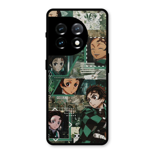 Tanjiro Thoughts OnePlus 11 Mobile Back Cover - Anime PrintShield Case