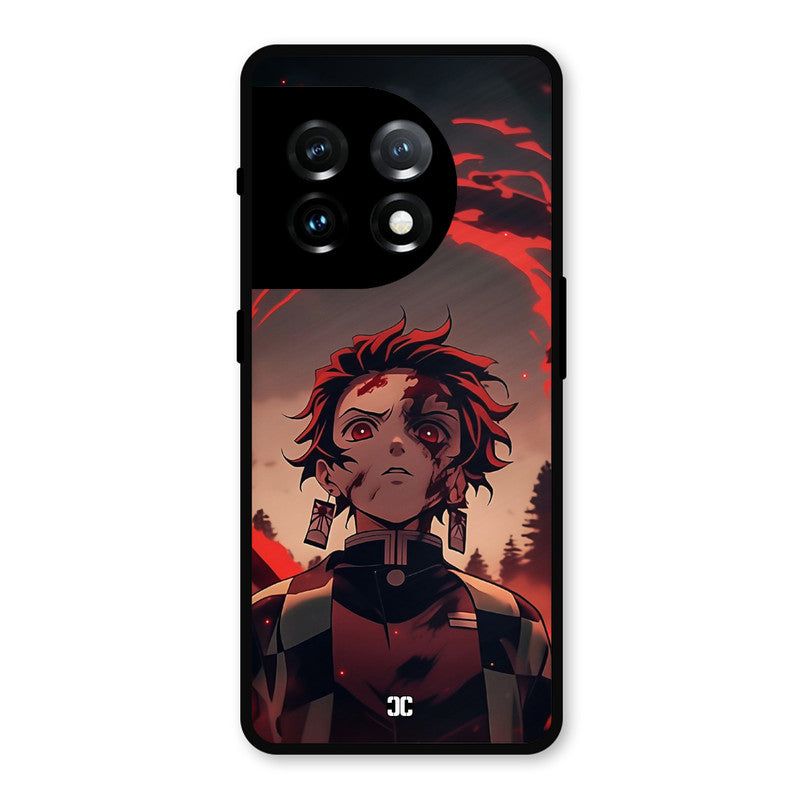 Raging Tanjiro OnePlus 11 Mobile Back Cover - Anime PrintShield Case